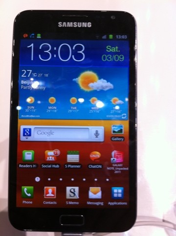 Das Samsung Galaxy Note: Riesen Smartphone oder Minitablet?
